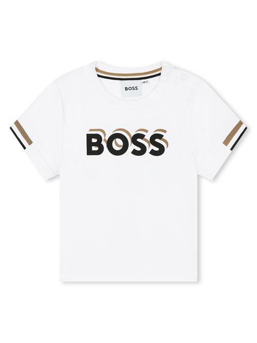 Completo t-shirt con bermuda HUGO BOSS | J50624BEIGE